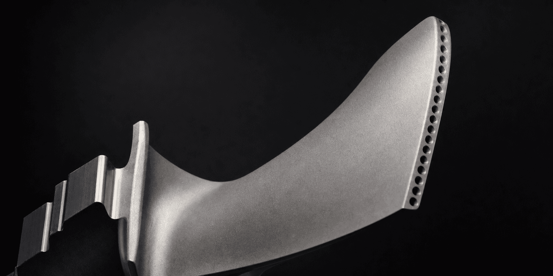 Turbine blade close-up