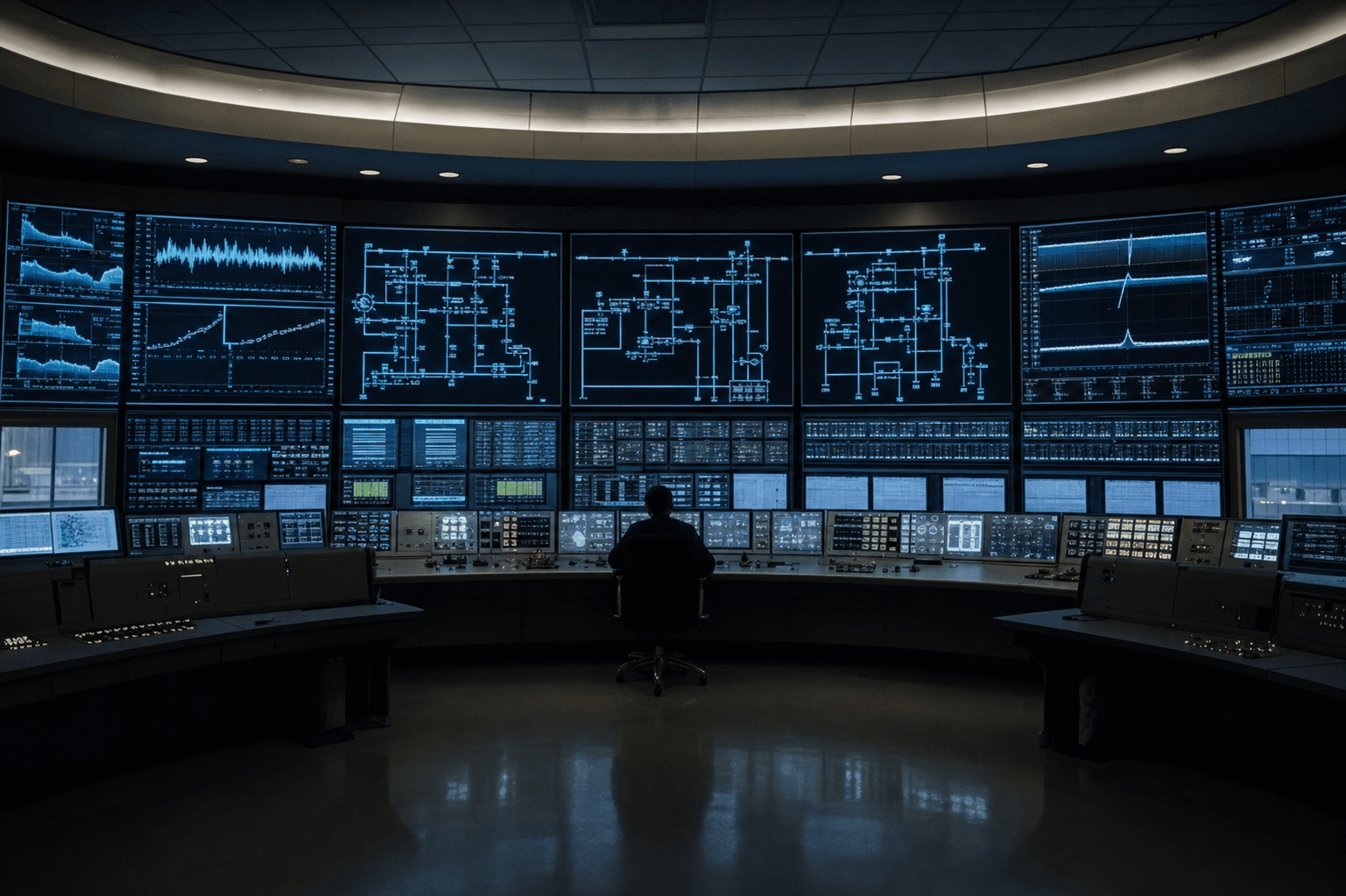 Power plant control room